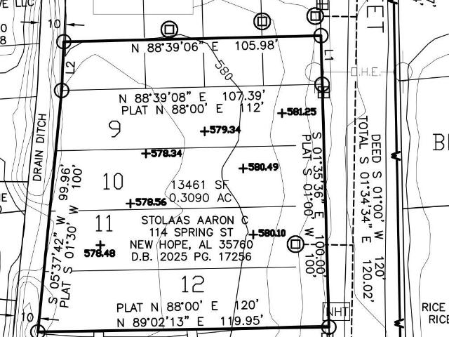 Land for sale in New Hope, Alabama