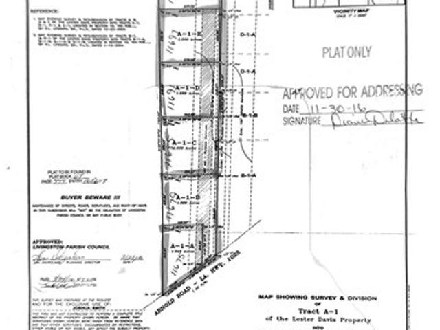 Land for sale in Denham Springs, Louisiana