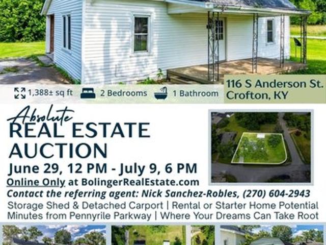 House for sale in Crofton, Kentucky