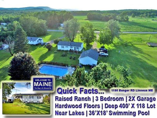 House for sale in Linneus, Maine