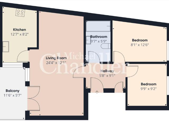 Apartment for rent in Belfast, Willowfield
