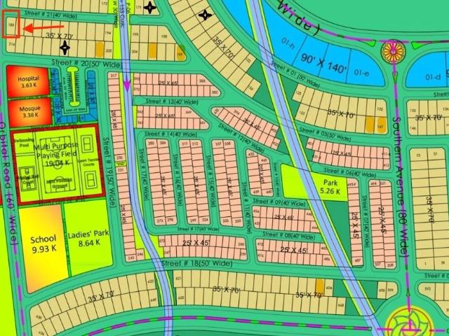 Land for sale in اسلام آباد, زون 1
