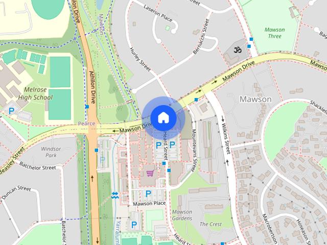 Townhouse for rent in Mawson, District of Woden Valley