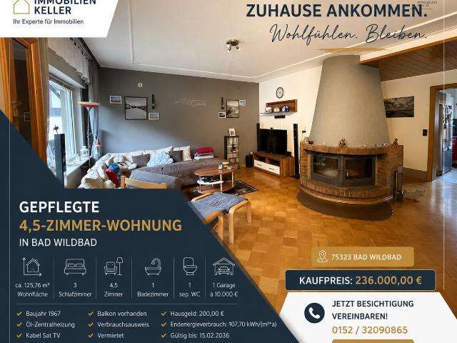 Wohnung kaufen in Bad Wildbad, Baden-Württemberg