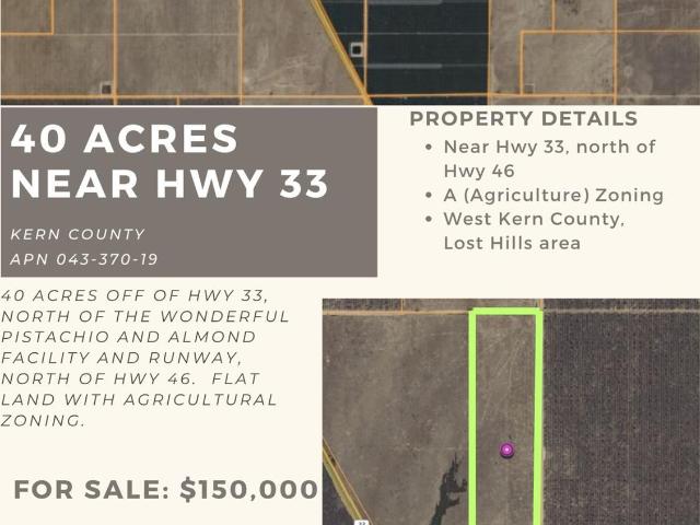 Land for sale in Lost Hills, California