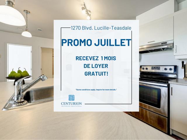 Apartment for rent in Les Moulins, Quebec