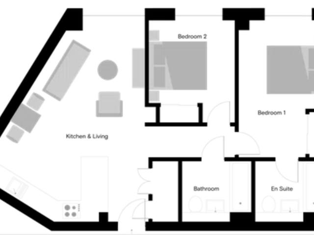 Apartment for rent in Leicester, Black Friars