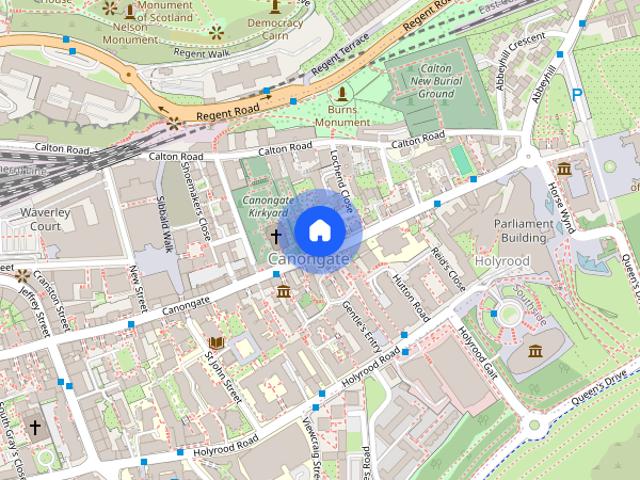 Apartment for rent in Canongate, Old Town