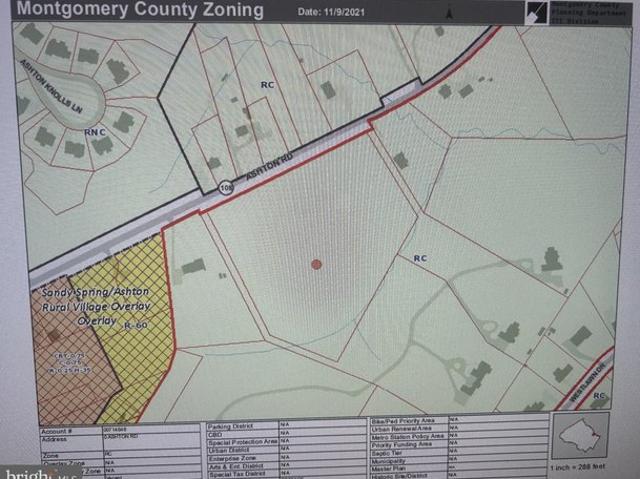 Land for sale in Ashton, Maryland
