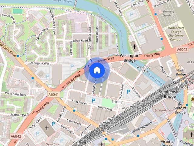 Apartment for rent in Blackfriars, Salford