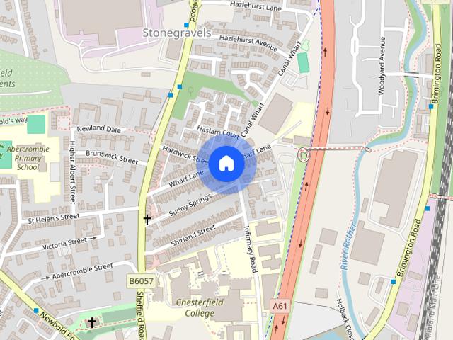 Apartment for rent in Loundsley Green, East Midlands