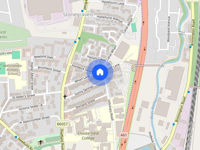 Apartment for rent in Loundsley Green, East Midlands