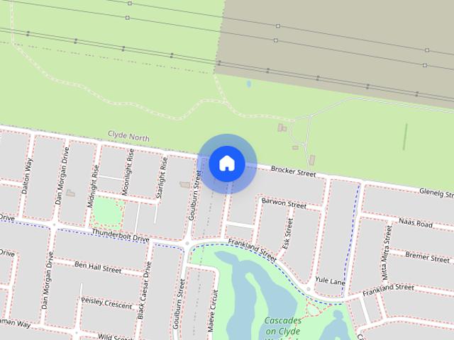 House for rent in Cascades on Clyde, Melbourne