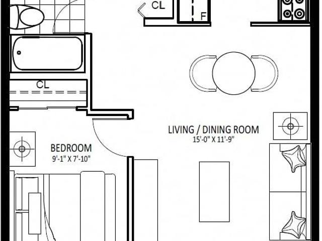 Apartment for rent in Vancouver, British Columbia