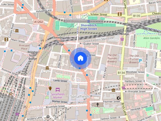 Apartment for rent in Spitalfields, Whitechapel