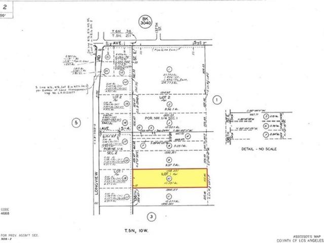 Land for sale in Littlerock, California