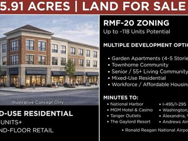 Land for sale in Oxon Hill, Maryland