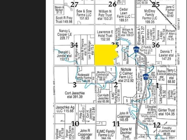 Land for sale in Clare, Iowa