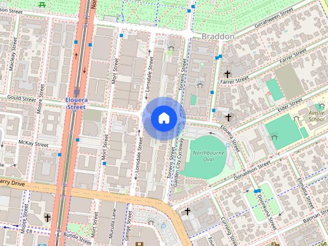 Apartment for rent in Braddon, North Canberra