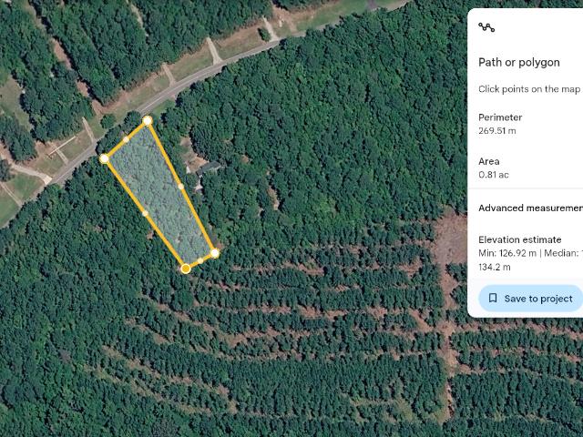 Land for sale in Sparta, Georgia