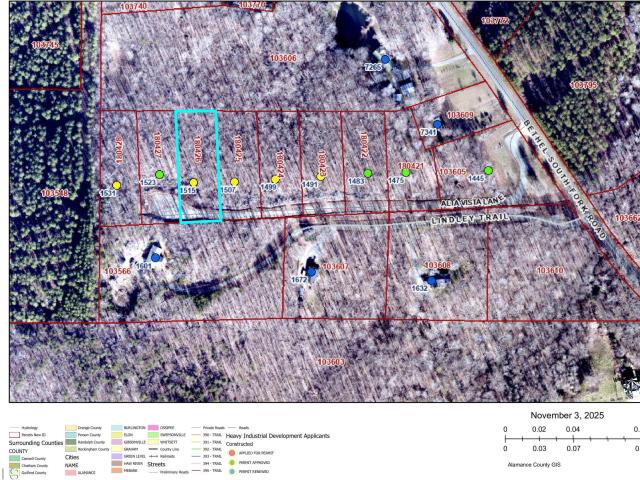 Land for sale in Alamance, North Carolina