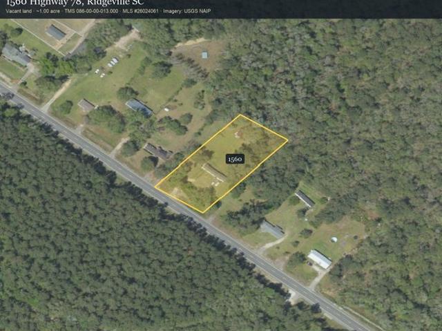 Land for sale in Ridgeville, Dorchester County