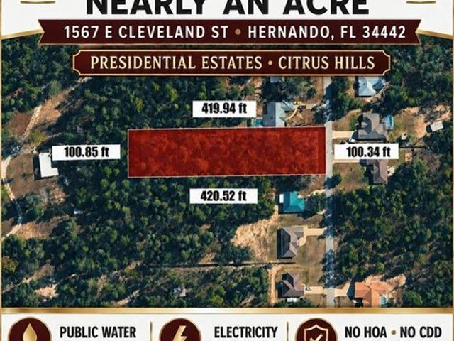 Land for sale in Hernando, Florida