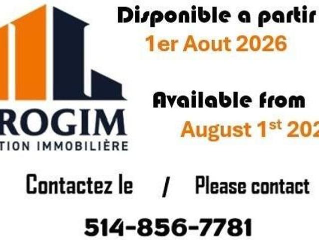 Apartment for rent in St. Leonard's, Quebec