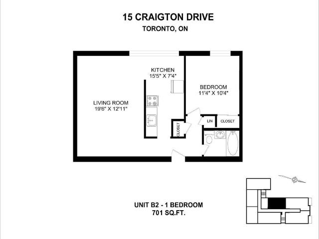 Apartment for rent in Woburn, Ontario