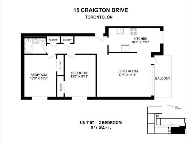 Apartment for rent in Woburn, Ontario