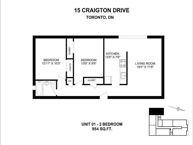 Apartment for rent in Woburn, Ontario