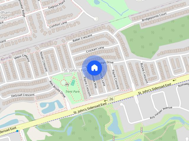 House for rent in St. John's Forest, Aurora