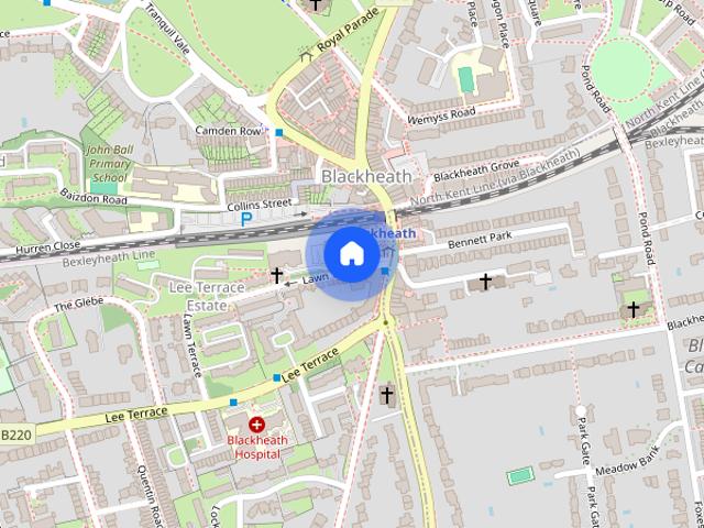 Apartment for rent in London Borough of Lewisham, Blackheath