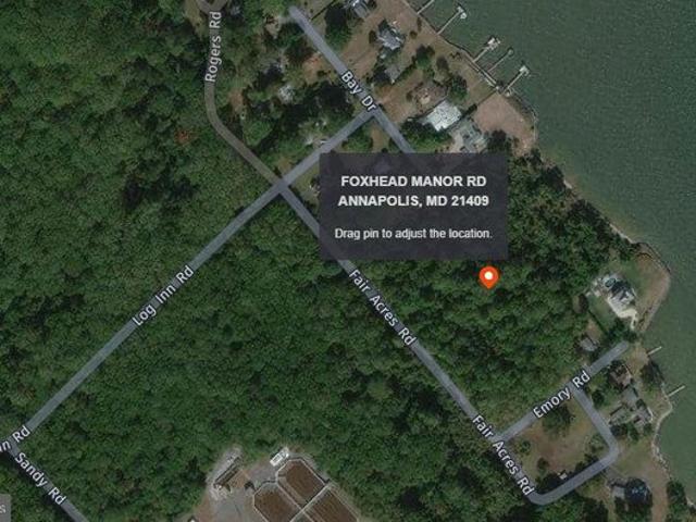 Land for sale in Annapolis, Maryland