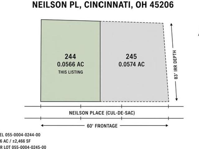 Land for sale in O’Bryonville, Cincinnati