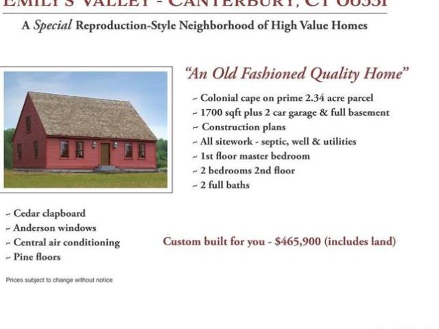 House for sale in Canterbury, Connecticut