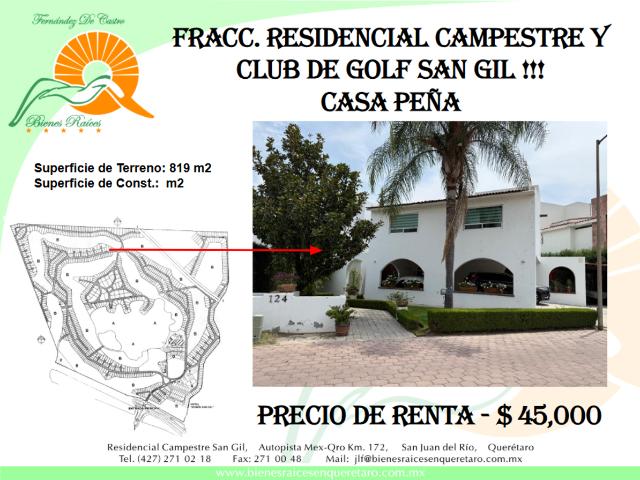 Casa en renta en San Juan Del Río, Querétaro