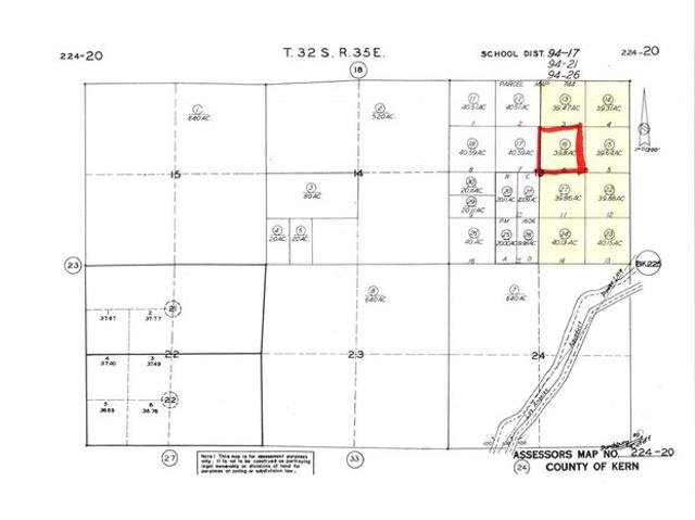 Land for sale in Tehachapi, California