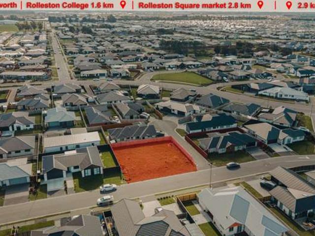 Land for sale in Rolleston, Canterbury