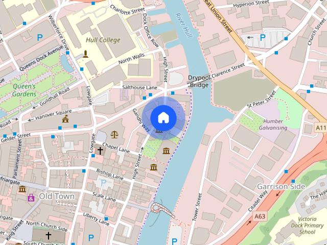 Apartment for rent in Old Town, Hull