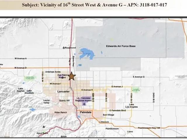 Land for sale in Lancaster, California