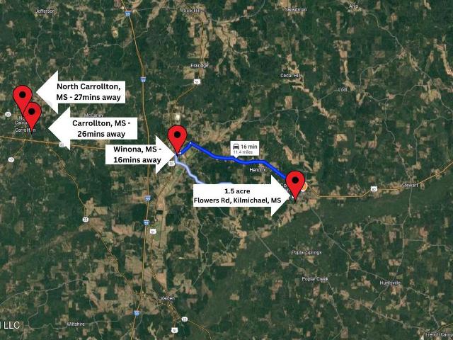 Land for sale in Kilmichael, Mississippi