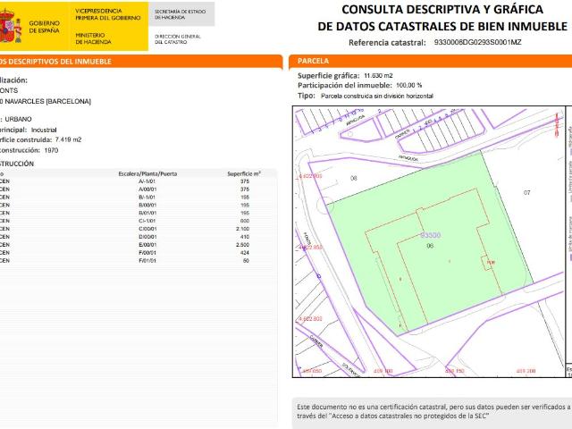 Terreno en venta en Barcelona