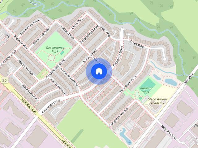 Townhouse for rent in Burlington, Golden Horseshoe