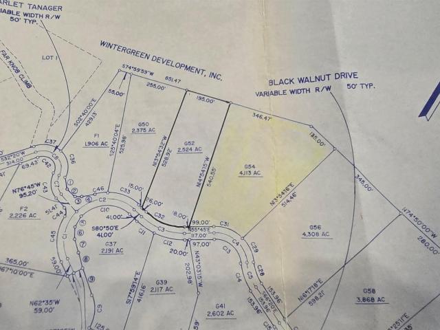 Land for sale in Nellysford, Nelson County