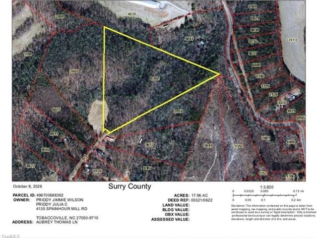 Land for sale in Dobson, Surry County