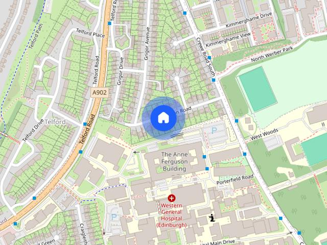 House for rent in Comely Bank, Craigleith