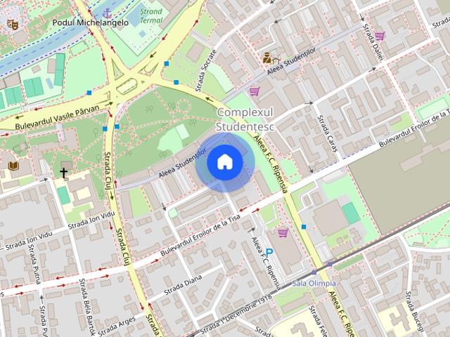 Apartament închirieri în Complex Studențesc, Timișoara