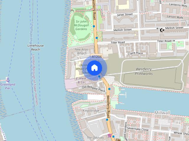 Apartment for rent in Isle Of Dogs, Greater London