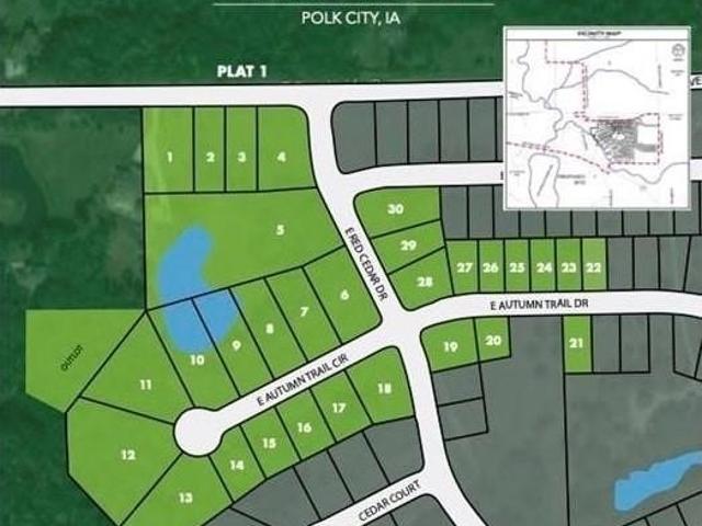 Land for sale in Polk City, Iowa